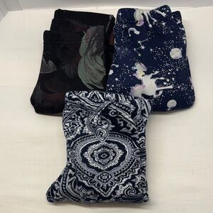 3/$30 Just Cozy Set of 3 Patterned Leggings